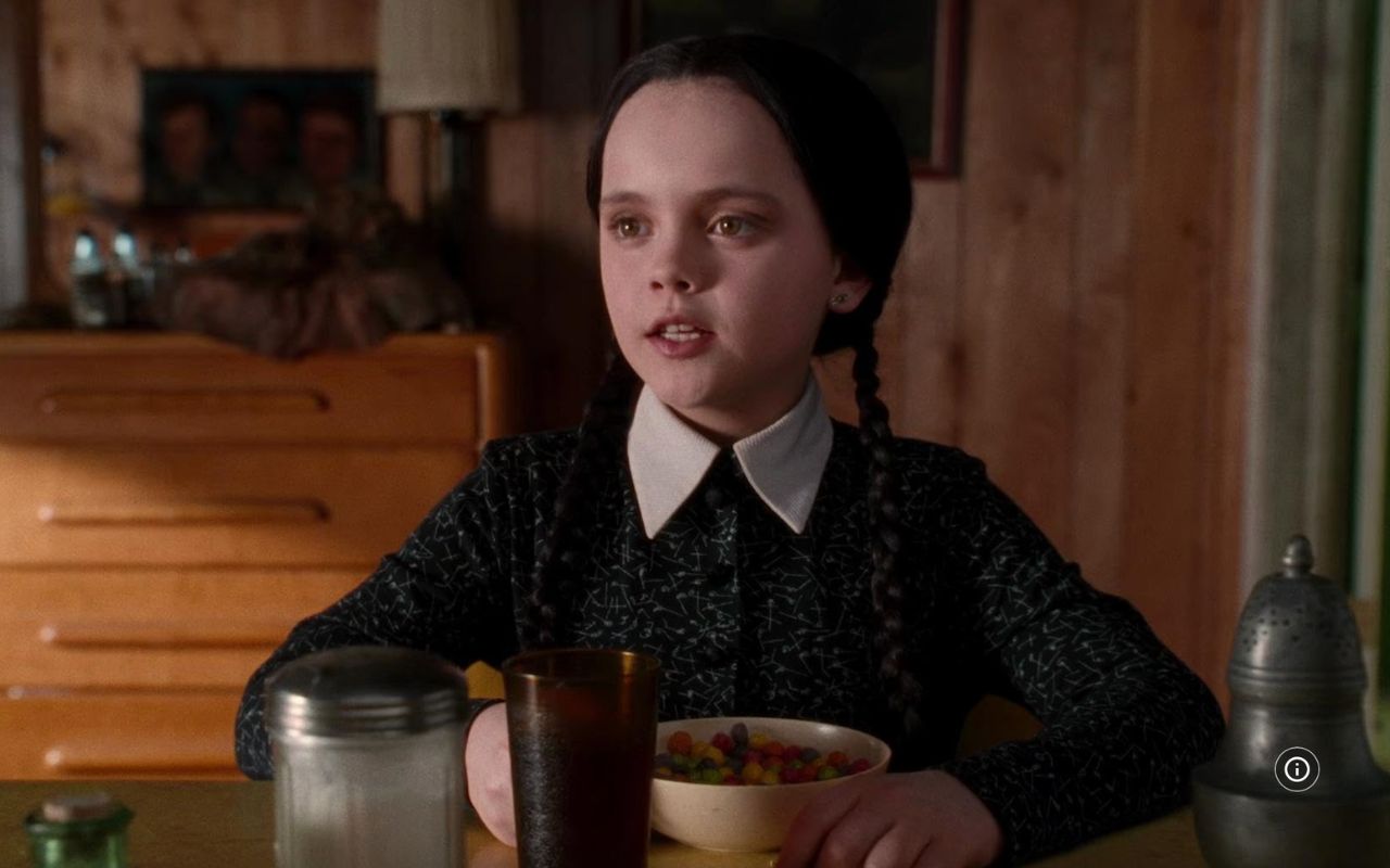 Christina Ricci as Wednesday in The Addams Family